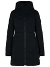 Canada Goose Clair 750 Fill Power Down Puffer Coat In Black