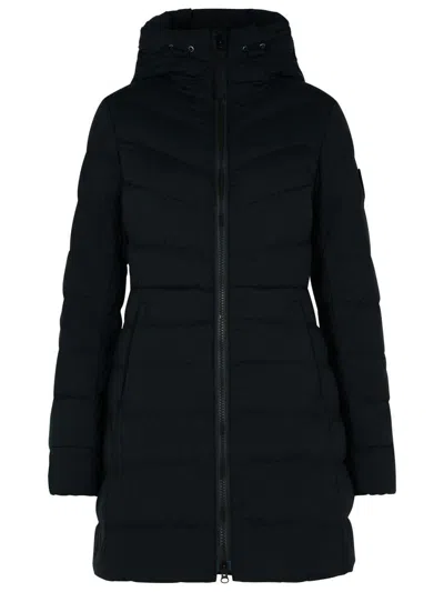 CANADA GOOSE CANADA GOOSE 'CLAIRE' LONG BLACK POLYAMIDE BLEND DOWN JACKET