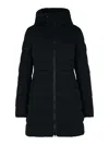 Canada Goose Clair 750 Fill Power Down Puffer Coat In Negro