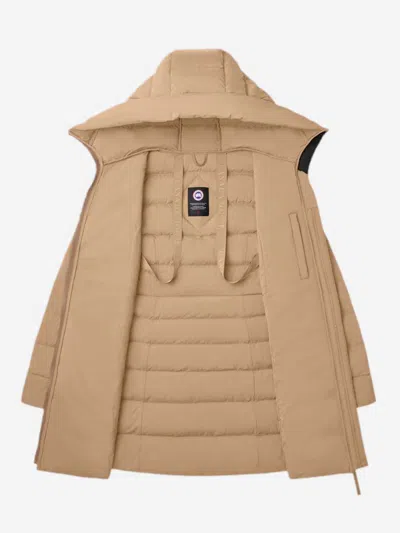 Canada Goose Claire Long Coat In Neutral