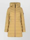Canada Goose Claire Long Beige Polyamide Blend Down Jacket