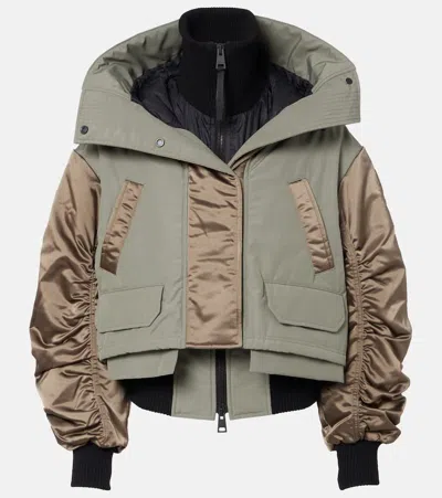 Canada Goose Claremont Down Bomber Jacket In Green