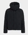 Canada Goose Claremont Hooded Down Bomber Jacket In Black