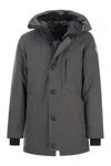 CANADA GOOSE MEN'S BLACK PARKA JACKET FOR FW24