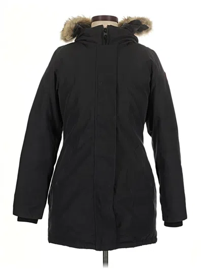 Pre-owned Canada Goose Coat In Black