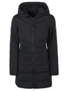 Canada Goose Midi Down Jacket Clair In Black