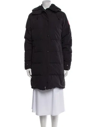 Pre-owned Canada Goose Coat In Blue