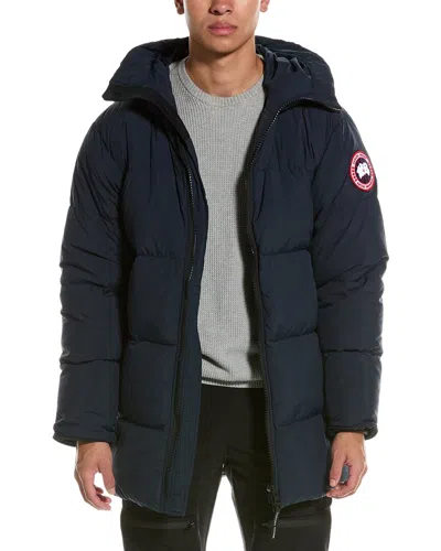 Canada Goose Navy Lawrence Down Jacket In Blue