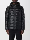 Canada Goose Crofton Hooded Down Jacket In Black