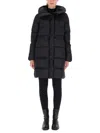 Canada Goose Knee-length Black Puffer Coat In Black