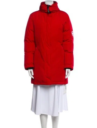 Pre-owned Canada Goose Coat In Red
