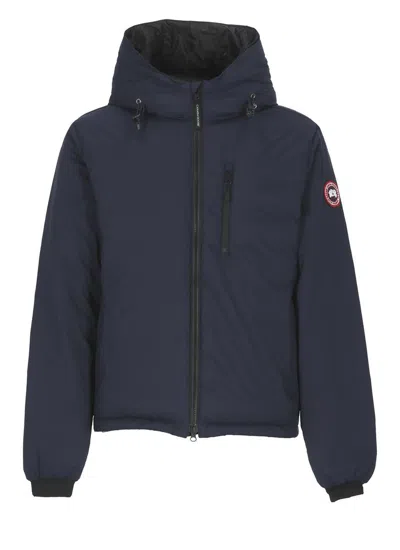 Canada Goose Lodge Down Jacket In Blue