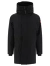 Canada Goose Langford Parka Nylon Down Jacket In Black