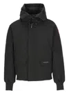 Canada Goose Chilliwack Padded Down Bomber Jacket In Black
