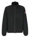 Canada Goose High Neck Down Jacket With Zip Pockets In Black