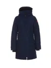 Canada Goose Trillium Hooded Parka Coat In Blue