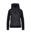 Canada Goose Hooded Quilted Down Jacket With Zip Pockets In Blue