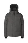 Canada Goose Wyndham Hooded Parka In Graphite
