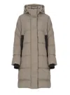 Canada Goose Byward Padded And Quilted Coat In Green