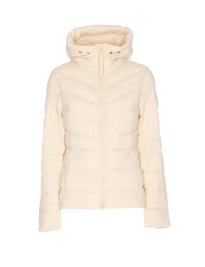Canada Goose Hooded Long Sleeve Quilted Jacket In Neutral
