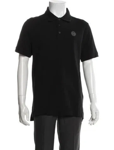 Pre-owned Canada Goose Collar Short Sleeve Polo Shirt W/ Tags In Black
