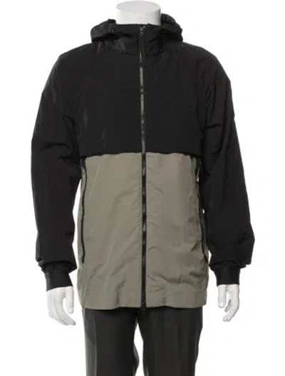 Pre-owned Canada Goose Colorblock Pattern Jacket In Black
