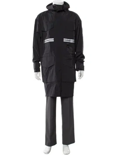 Pre-owned Canada Goose Colorblock Pattern Parka In Black