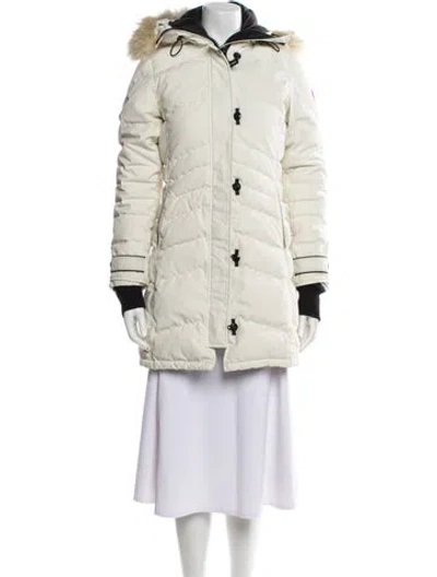 Pre-owned Canada Goose Colorblock Pattern Parka In Neutral