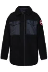 Canada Goose Simcoe Breathable Lightweight Sherpa Shacket In Black
