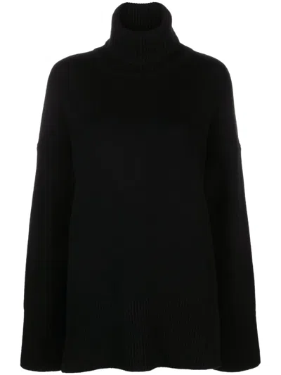 Canada Goose Copal Cashmere-blend Turtleneck Sweater In Black