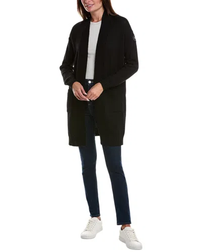 Canada Goose Cortina Wool Cardigan In Black