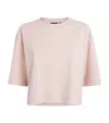 Canada Goose Cotton Addison Crop Top In Pink