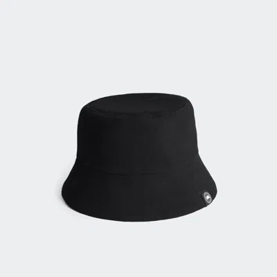 Canada Goose Cotton Bucket Hat In Black