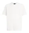 Canada Goose Short Sleeve Crew Neck T-shirt With Rib-knit In White