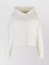 Canada Goose Cotton Hoodie With Front Pocket And Hood In Neutral