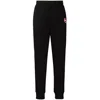 Canada Goose Men Black Cotton Logo Patch To The Front Elasticated Ankles Elasticated Drawstring Wais