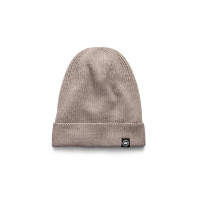 Canada Goose Cotton Rib Beanie In Neutral