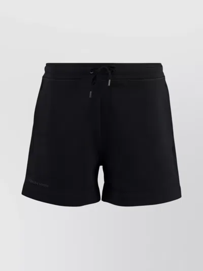 CANADA GOOSE COTTON SHORTS WITH BACK POCKET AND DRAWSTRING WAIST