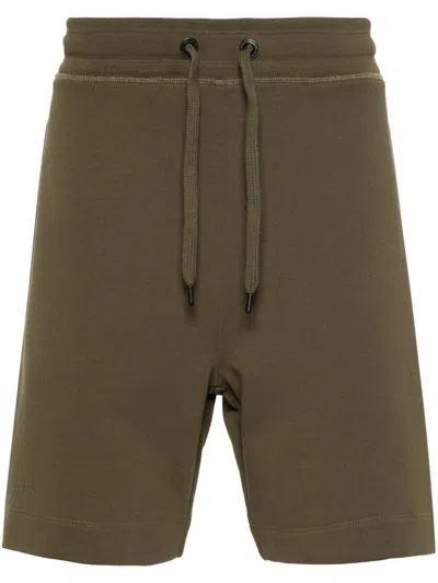 CANADA GOOSE GREEN COTTON TRACK SHORTS