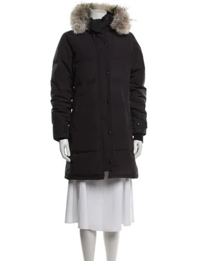 Pre-owned Canada Goose Coyote Parka In Brown