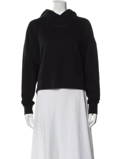 Pre-owned Canada Goose Crew Neck Long Sleeve Hoodie In Black