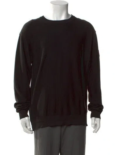 Pre-owned Canada Goose Crew Neck Long Sleeve Pullover In Black