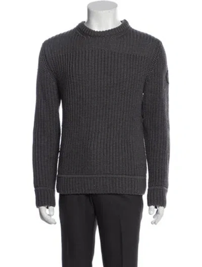 Pre-owned Canada Goose Crew Neck Long Sleeve Pullover In Gray