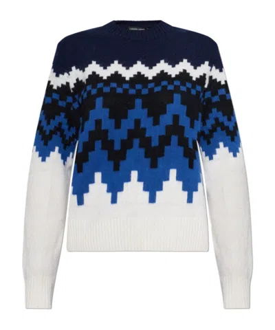 Canada Goose Crew Neck Long-sleeved Sweater In Multi