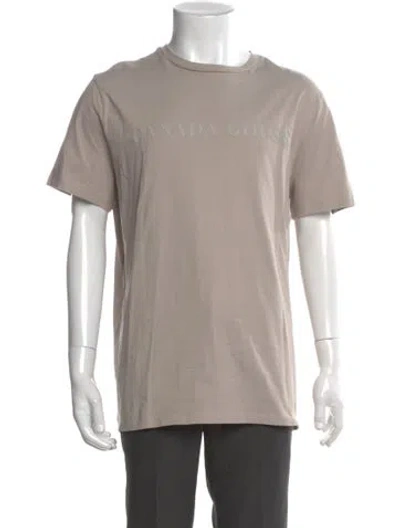 Pre-owned Canada Goose Crew Neck Short Sleeve T-shirt In Neutral