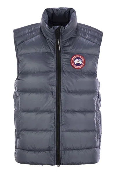 Canada Goose Crofton - Sleeveless Down Jacket In Blue