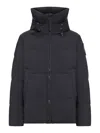 Canada Goose Crofton Black Label Padded Jacket In Enduraluxe In Black