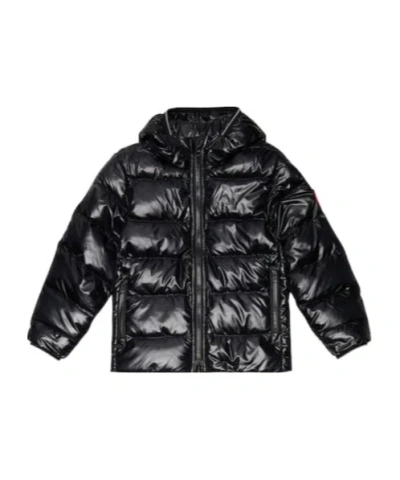 Canada Goose Crofton Down Jacket In Black