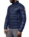 Canada Goose Crofton Hoody Down Puffer Jacket In Atlantic Navy