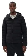 Canada Goose Crofton Water Repellent Packable 750 Fill Power Down Hooded Jacket In Black